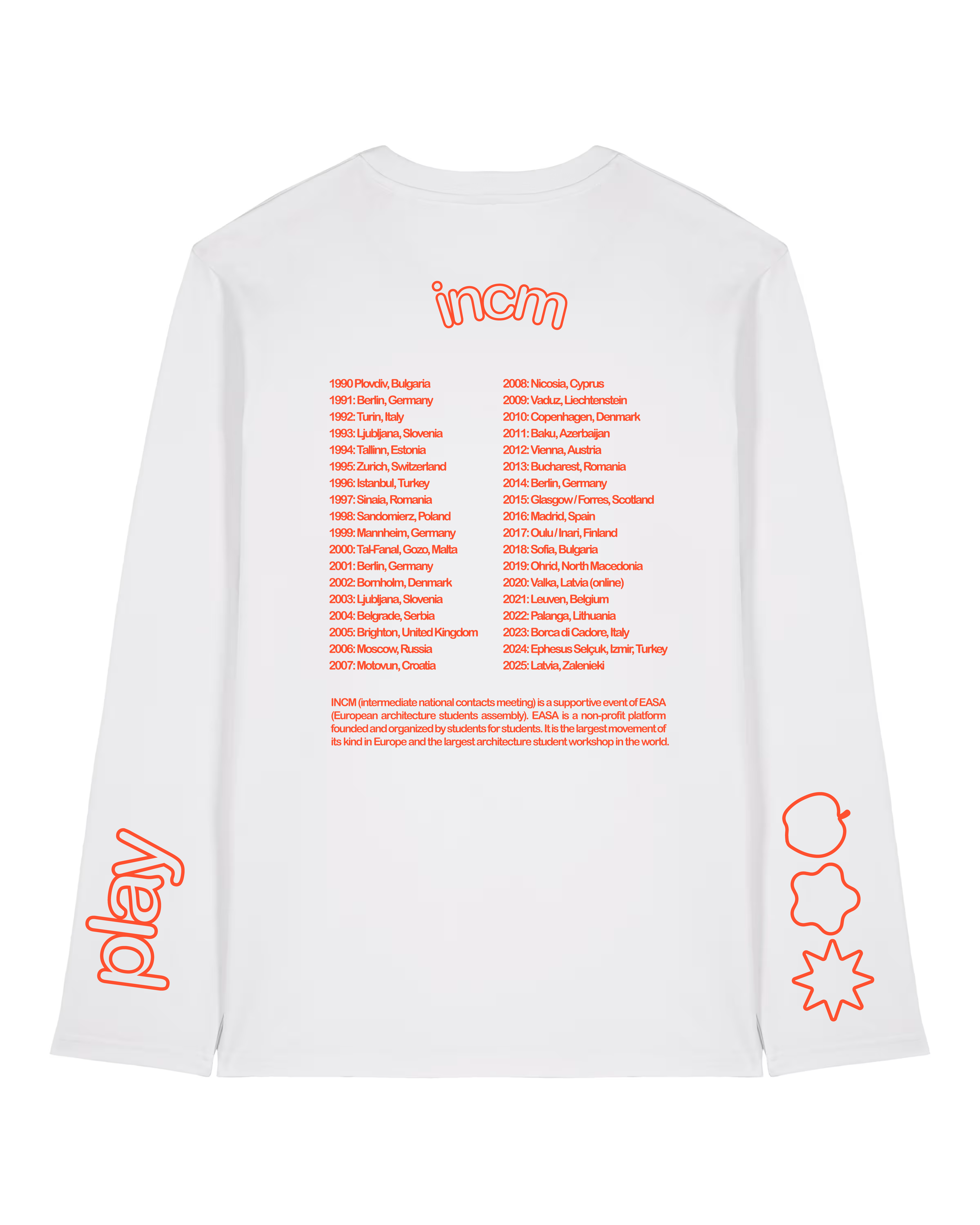 Long sleeve t-shirt front